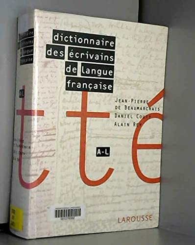 Dictionnaire des écrivains de langue française