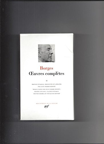 Oeuvres complètes de Borges