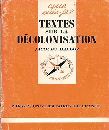 Textes sur la décolonisation