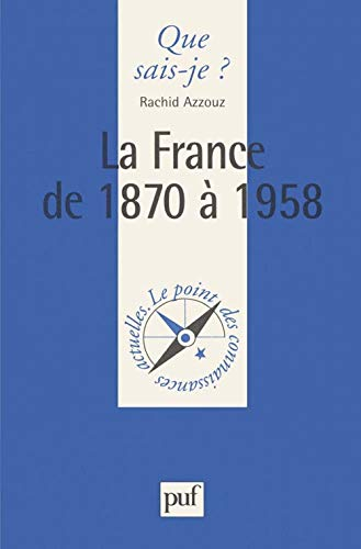 La France de 1870 à 1958
