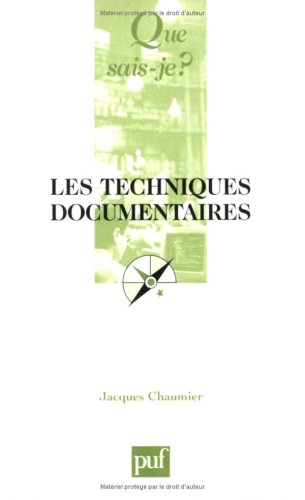 Les Techniques documentaires