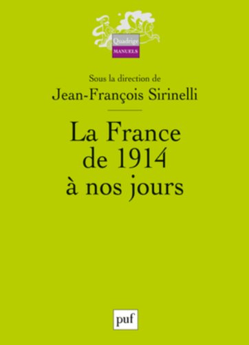 La France de 1914 à nos jours