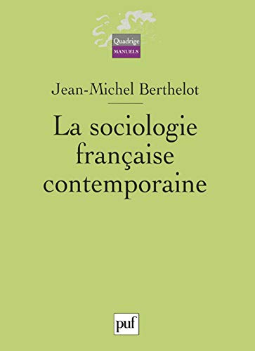 La Sociologie française contemporaine