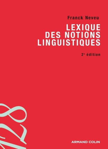 Lexique des notions linguistiques