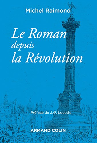 Le roman depuis la Révolution