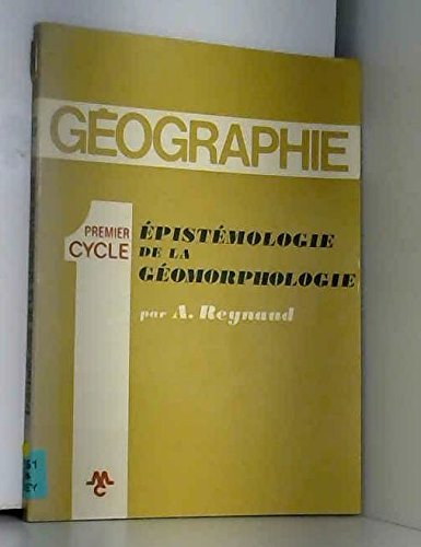 Epistémologie de la géomorphologie