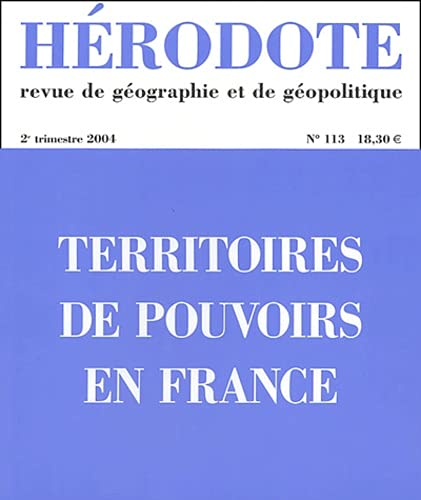 Les Territoires du pouvoir en France