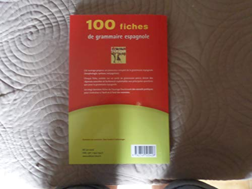 100 fiches de grammaire espagnole