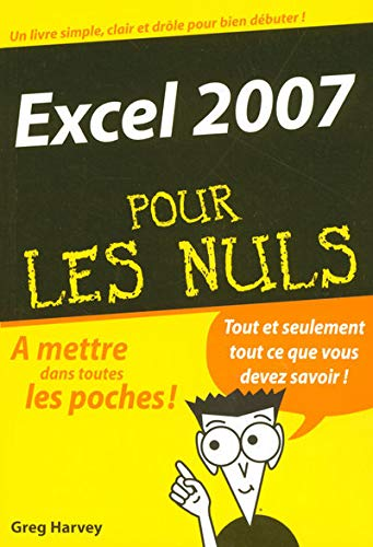 Excel 2007 pour  les Nuls
