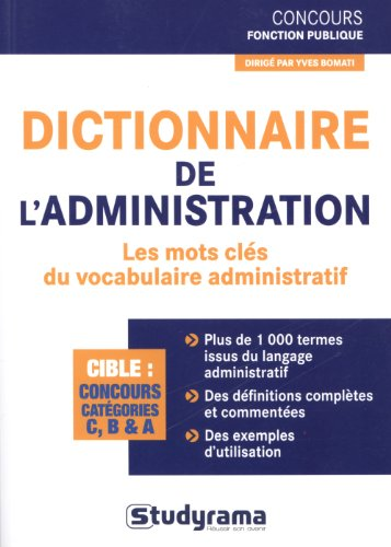 Dictionnaire de l'administration